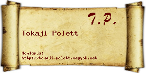 Tokaji Polett névjegykártya